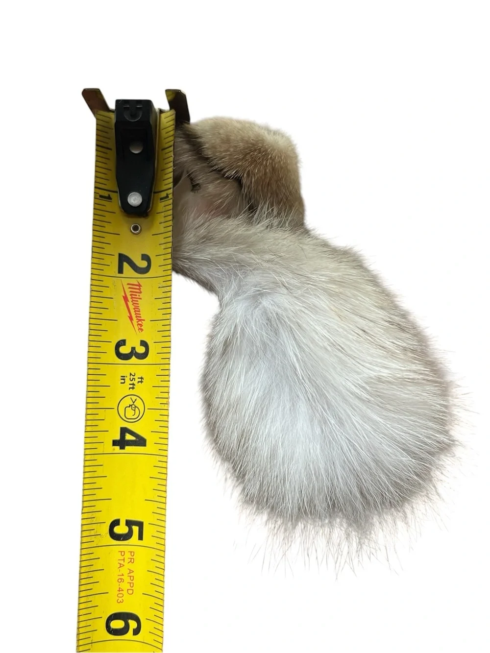 Vintage Ceramic Woman Wearing Mink Real Fur Brooch Lady Face‎ Art Deco Painted